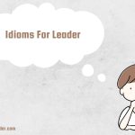 idioms for leader