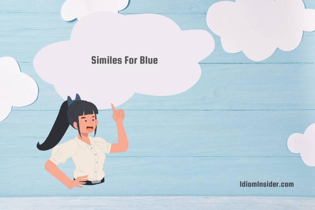 similes for blue