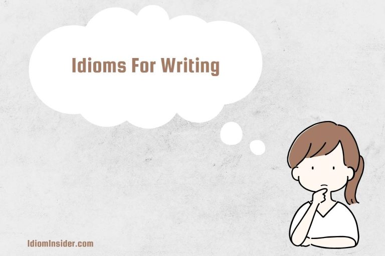 Idioms for Writing