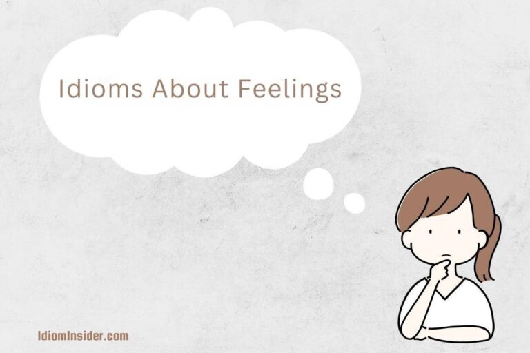 idioms about feelings