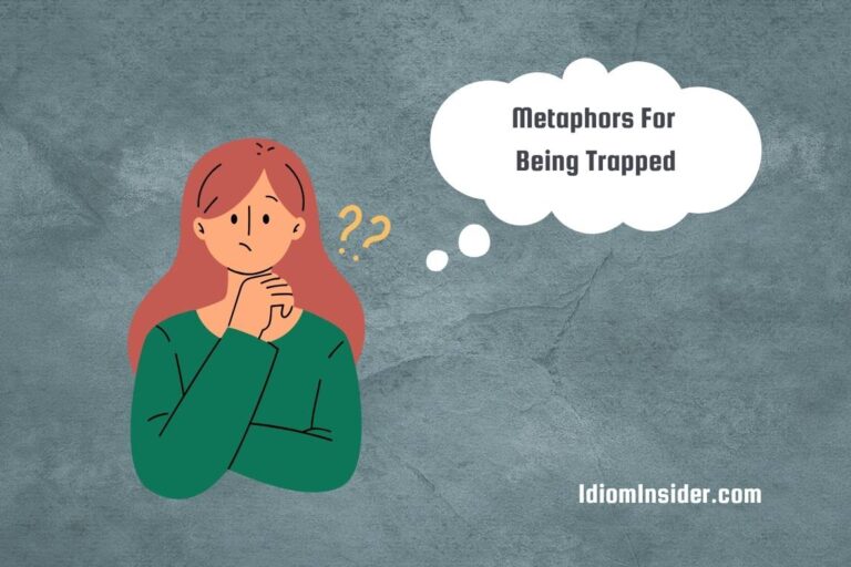 metaphors for being trapped