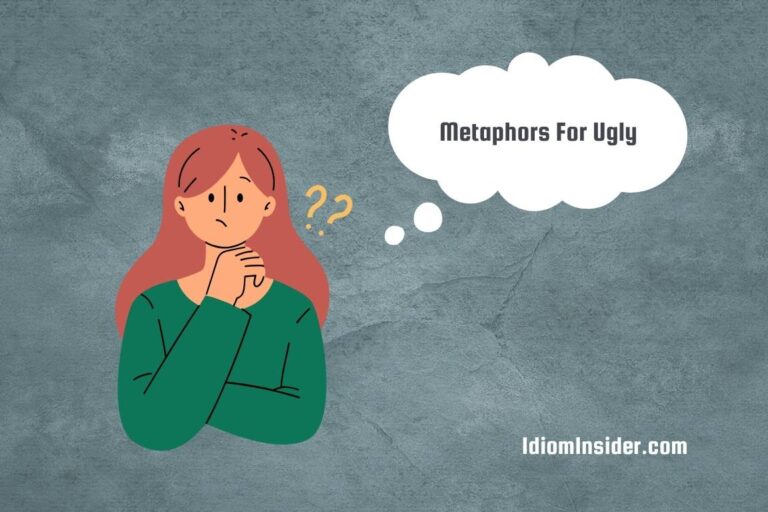 metaphors for ugly