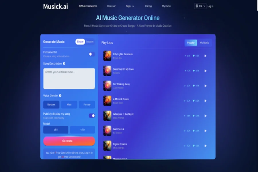 Musick AI Solves