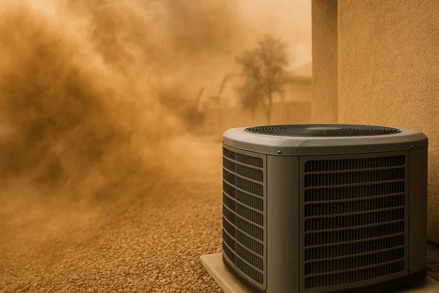 How do Seasonal Dust Patterns Affect Residential HVAC Performance