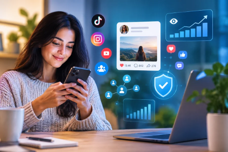 Social Profile Analysis: How View Counts and Social Signals Shape Digital Credibility